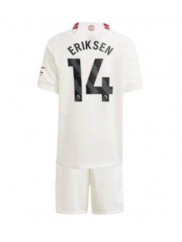 Manchester United Christian Eriksen #14 Replika Tredje Kläder Barn 2023-24 Kortärmad (+ byxor)